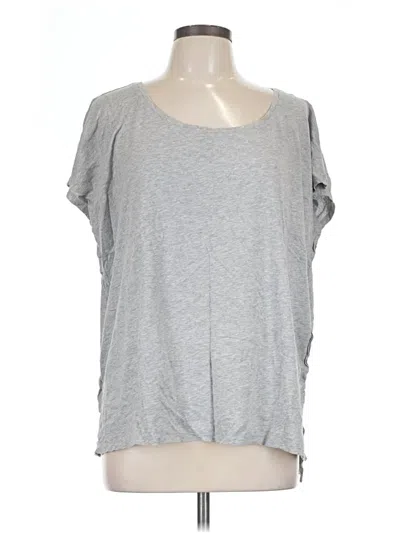 Pre-owned Purejill Short Sleeve T-shirt In Gray