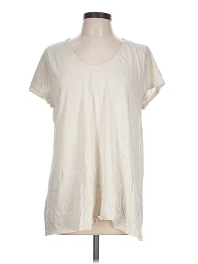 Pre-owned Purejill Short Sleeve T-shirt In Ivory
