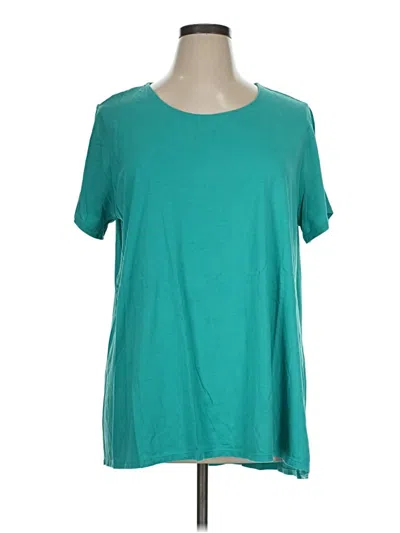 Pre-owned Purejill Short Sleeve T-shirt In Teal