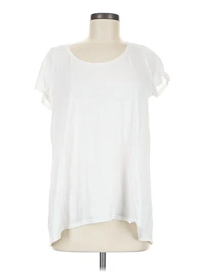 Pre-owned Purejill Short Sleeve T-shirt In White