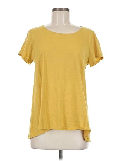 Pre-owned Purejill Short Sleeve T-shirt In Yellow