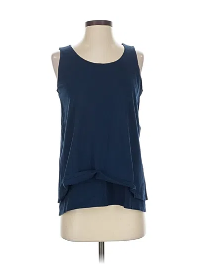 Pre-owned Purejill Sleeveless T-shirt In Blue