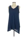 Purejill Sleeveless T-shirt In Blue