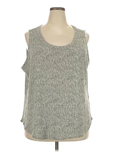 Pre-owned Purejill Sleeveless T-shirt In Gray
