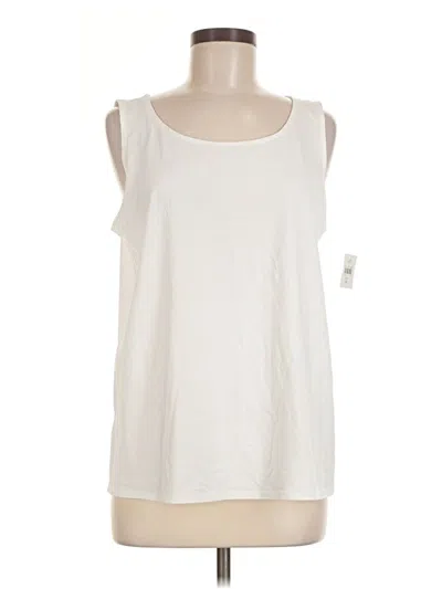 Pre-owned Purejill Sleeveless T-shirt In Ivory