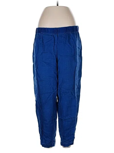 Pre-owned Purejill Track Pants In Blue