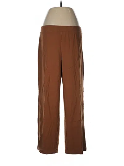 Pre-owned Purejill Track Pants In Brown