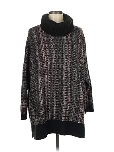 Pre-owned Purejill Turtleneck Sweater In Black