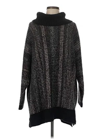 Pre-owned Purejill Turtleneck Sweater In Black