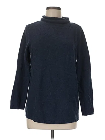 Pre-owned Purejill Turtleneck Sweater In Blue