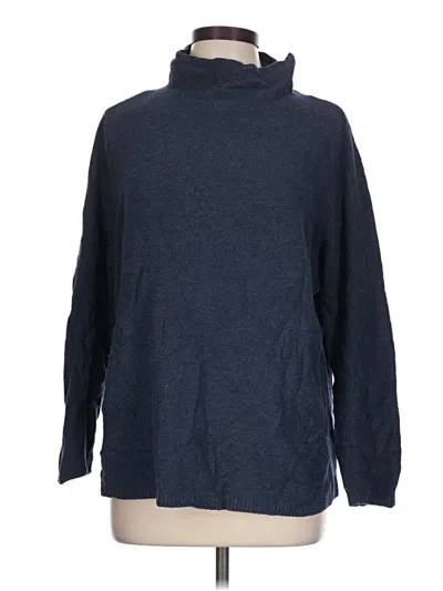Pre-owned Purejill Turtleneck Sweater In Blue