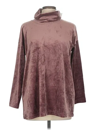 Pre-owned Purejill Turtleneck Sweater In Burgundy