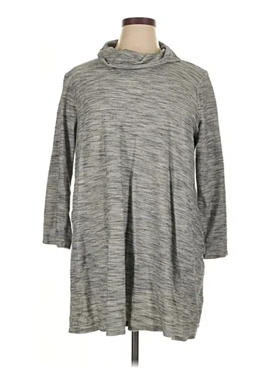 Pre-owned Purejill Turtleneck Sweater In Gray