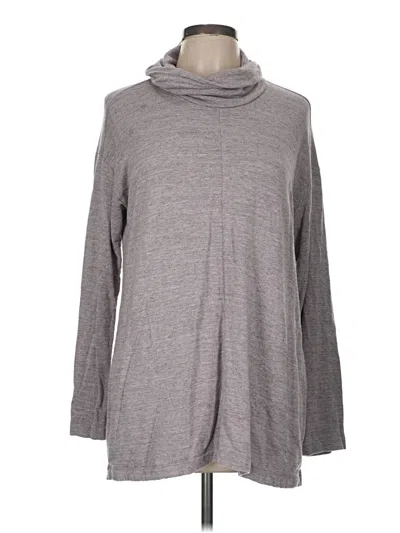 Pre-owned Purejill Turtleneck Sweater In Gray