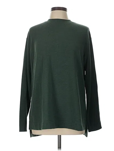Pre-owned Purejill Turtleneck Sweater In Green