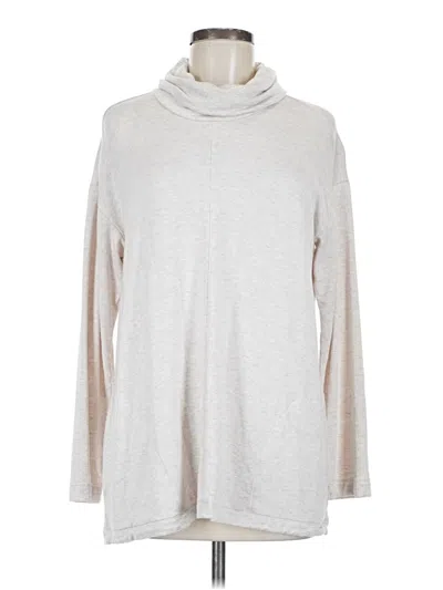 Pre-owned Purejill Turtleneck Sweater In Silver