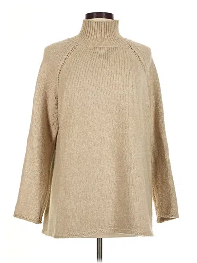 Pre-owned Purejill Turtleneck Sweater In Tan