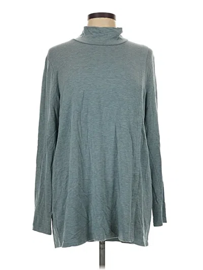 Pre-owned Purejill Turtleneck Sweater In Teal