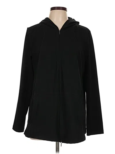 Pre-owned Purejill Zip Up Hoodie In Black