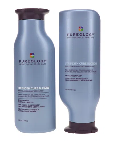 Pureology 18 Strength Cure Best Blonde Shampoo 9oz & Strength Cure Best Blonde Conditioner Combo Pac