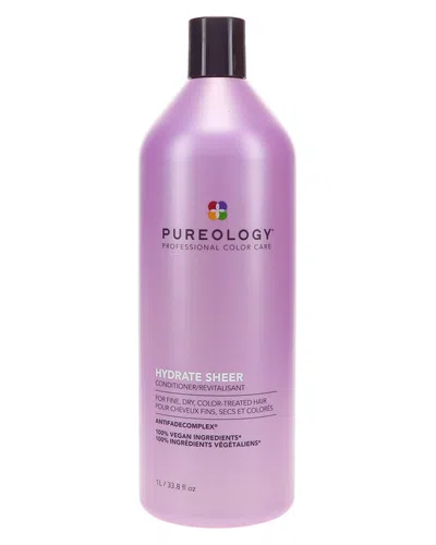 Pureology Hydrate Sheer Conditioner 33.8oz In Transparent