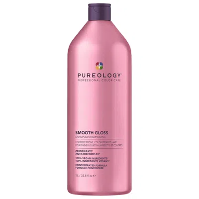 Pureology Smooth Gloss Shampoo For Frizz Control & Hair Shine 33.8 oz /1 L