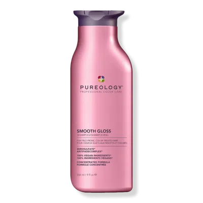 Pureology Smooth Gloss Shampoo For Frizz Control & Hair Shine - 9.0 oz In Transparent