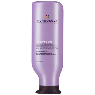 PUREOLOGY SULPHATE FREE HYDRATE SHEER CONDITIONER FOR A GENTLE CLEANSE FOR FINE, DRY HAIR 266ML