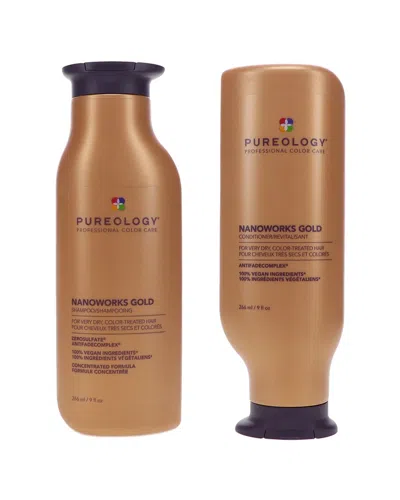 Pureology Unisex 18oz Nanoworks Gold Shampoo Conditioner In Brown