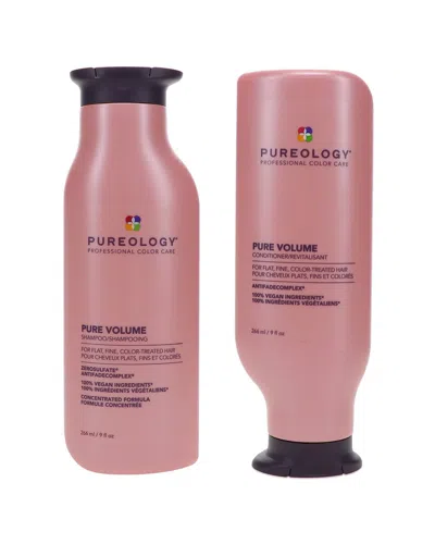Pureology Unisex 18oz Pure Volume Shampoo Conditioner Combo Pack In Red