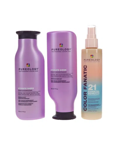 Pureology Unisex 24.7oz Hydrate Sheer Kit In Multi