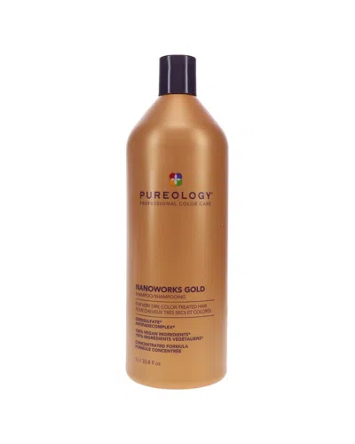 Pureology Unisex 33.8oz Nanoworks Gold Shampoo In Brown