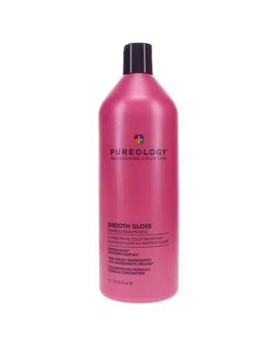 Pureology Unisex 33.8oz Smooth Gloss Shampoo In Transparent