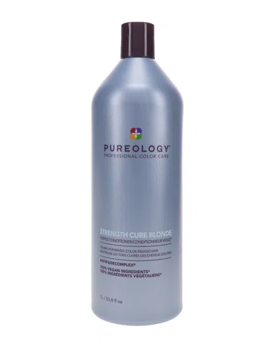 Pureology Unisex 33.8oz Strength Cure Best Blonde Conditioner In Blue