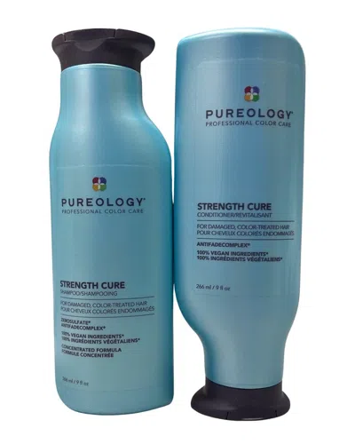 Pureology Unisex 8.5oz Strength Cure Shampoo & Conditioner Duo In White