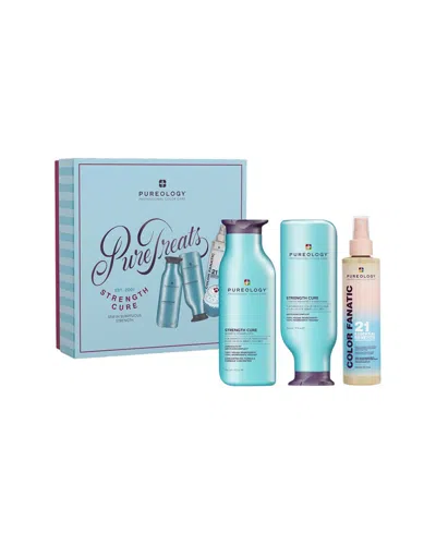 Pureology Unisex 9 + 9 + 6.7oz Strength Cure Holiday Gift Set