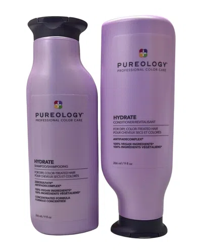 Pureology Unisex 9oz Hydrate Shampoo & Conditioner Duo In White