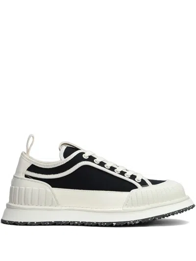 Purer Contrasting-trim Sneakers In Black
