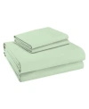 Purity Home 400 Thread Count Cotton Percale Sheet Sets In Light Gray