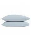 Purity Home 400 Thread Count Wrinkle Resistant Cotton Sateen Pillowcase Pair, Standard In Light Blue 1