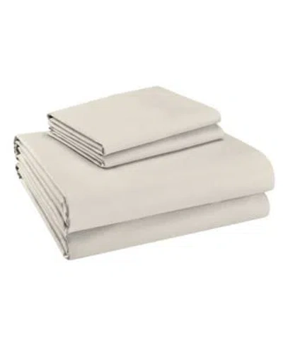 Purity Home 400 Thread Count Wrinkle Resistant Cotton Sateen Sheet Sets In Taupe 1