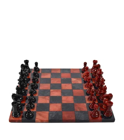 Purling Stone Chess Set In Multi