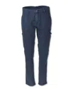Shop Purnell Women's Stretch Canvas Utility Pant In Navy In Blue