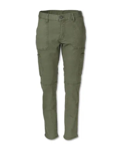 Purnell Women's Stretch Canvas Utility Pant In Olive In Green