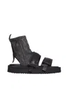Puro Women's Denim Leather Sandals