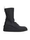 Puro Stretch Platform Leather Ankle Boot