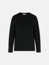 Puro Tatto Black Cashmere Sweater In Black