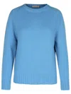 Puro Tatto Purotatto Light Blue Cashmere Sweater In Blue