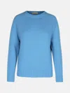 Puro Tatto Purotatto Light Blue Cashmere Sweater In Light Blue