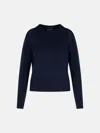 Puro Tatto Navy Cashmere Sweater In Navy